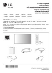 LG 49SE3KD Guía Rápida