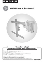 Sanus VMF220 Manual De Instrucciones