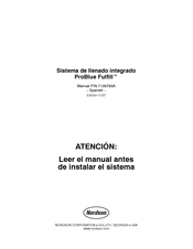 Nordson ProBlue Fulfill Manual Del Usuario