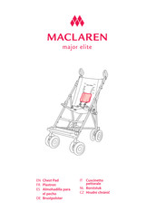 Maclaren Major Elite Manual Del Usuario