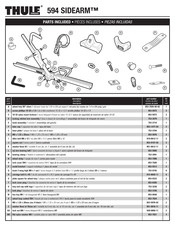 Thule 594 SIDEARM Manual Del Usuario