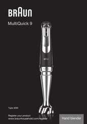 Braun MultiQuick 9 Manual Del Usuario