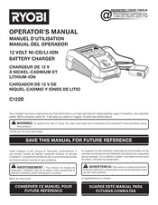 Ryobi C122D Manual Del Operador