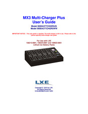 LXE MX3 Multi-Charger Plus 9000A377CHGR5US Instrucciones De Seguridad