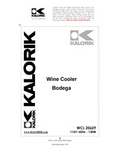 Team kalorik WCL 20629 Manual De Instrucciones