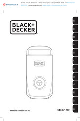 Black+Decker BXCG150E Instrucciones Originales