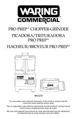 Waring Commercial PRO PREP WCG75 Manual Del Usuario