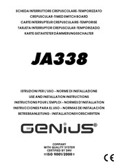 Genius JA338 Instrucciones Para El Uso - Normas De Instalación