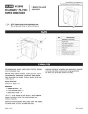 Uline H-2606 Manual Del Usuario