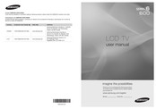 Samsung LN46C600F3F Manual Del Usuario