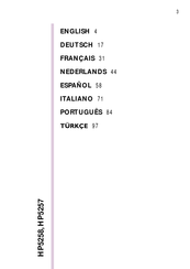 Philips HP5257/11 Manual De Instrucciones