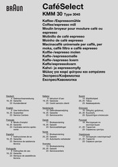Braun KMM 30 Manual Del Usuario