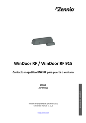 Zennio WinDoor RF Manual Del Usuario