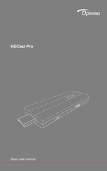 Optoma HDCast Pro Manual Del Usuario