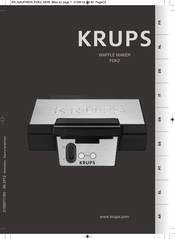 Krups FDK251 Manual De Instrucciones