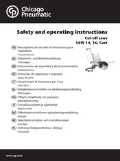 Chicago Pneumatic SAW 14 Instrucciones De Seguridad Y Funcionamiento