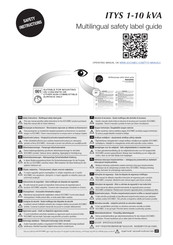 socomec ITYS Manual De Instrucciones