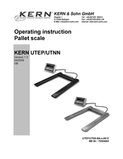 KERN UTEP Instrucciones De Operación