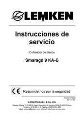 LEMKEN Smaragd 9 KA-B Instrucciones De Servicio