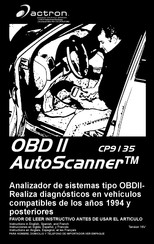 Actron AutoScanner CP9135 Manual De Instrucciones