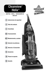 Bissell Cleanview Helix 82H1 Serie Guia Del Usuario