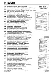 Bosch 4.998.137.291 Descripción Del Producto / Manual De Instalación