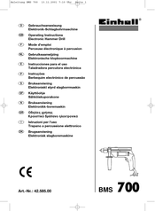 EINHELL BMS 700 Instrucciones Para El Uso