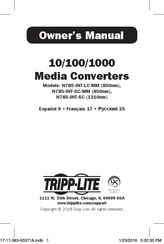 Tripp-Lite N785-INT-SC El Manual Del Propietario