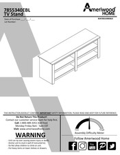 Ameriwood HOME B347855340EBL0 Instrucciones De Montaje