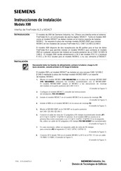 Siemens XMI Instrucciones De Instalación