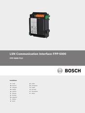 Bosch FPP-5000-TI13 Instalación