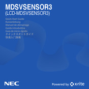 NEC MDSVSENSOR3 Guia De Inicio Rapido