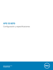 Dell XPS 13 9370 Configuración Y Especificaciones