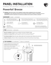 BIG ASS FANS Powerfoil Breeze Instalación