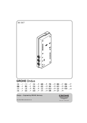 Grohe Ondus 36 067 Manual De Instrucciones