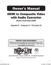 Tripp-Lite P130-000-COMP El Manual Del Propietario