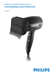 Philips SalonDry'n Straight HP4867/07 Manual De Instrucciones