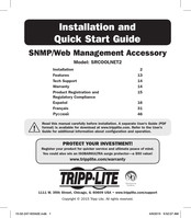 Tripp-Lite SRCOOLNET2 Guía De Instalación E Inicio Rápido