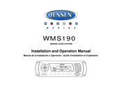 Jensen WMS190 Manual De La Instalación Y Operación