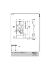 Grohe Rapid SL 38 511 Manual De Instrucciones