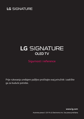 LG SIGNATURE OLED77W9PLA Guía De Instalación Rápida