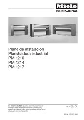 Miele PM 1217 Plano De Instalación