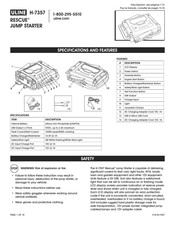 Uline Rescue H-7357 Manual Del Usuario