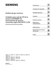 Siemens ULTRAMAT/OXYMAT 6E Instrucciones De Servicio Resumidas