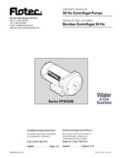 Flotec FPX5512 Manual Del Usuario