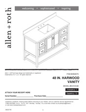 Allen + Roth HARWOOD 9V316V48 Manual Del Usuario