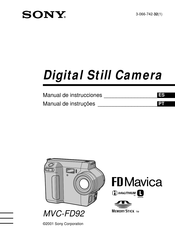 Sony FD Mavica MVC-FD92 Manual De Instrucciones