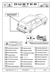 Renault 8201701557 Instrucciones De Montaje