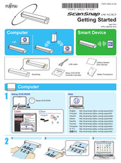 Fujitsu ScanSnap iX100 Guia De Inicio Rapido