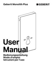 geberit Monolith Plus 131.231.SI.5 Manual De Instrucciones